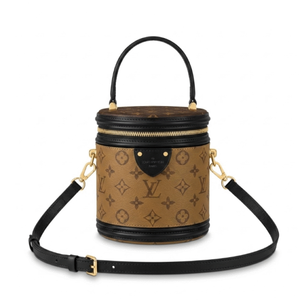 M43986 LouisV Cannes Barrel Bag – Yellow, 15 × 17 × 15 cm