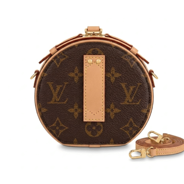 M44699 LouisV Boîte Chapeau Mini Bag – Monogram Canvas, 13 × 12 × 6.5 cm