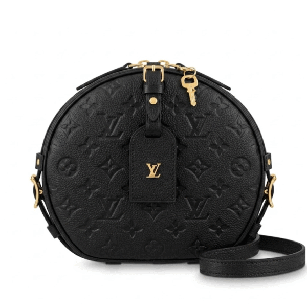 M45167 LouisV Boîte Chapeau Hat Box Bag – Black, 20 × 22.5 × 8 cm