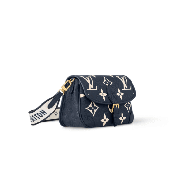 M47161 LouisV Diane Bag – 46386 Navy Blue, 23 × 16 × 8.5 cm