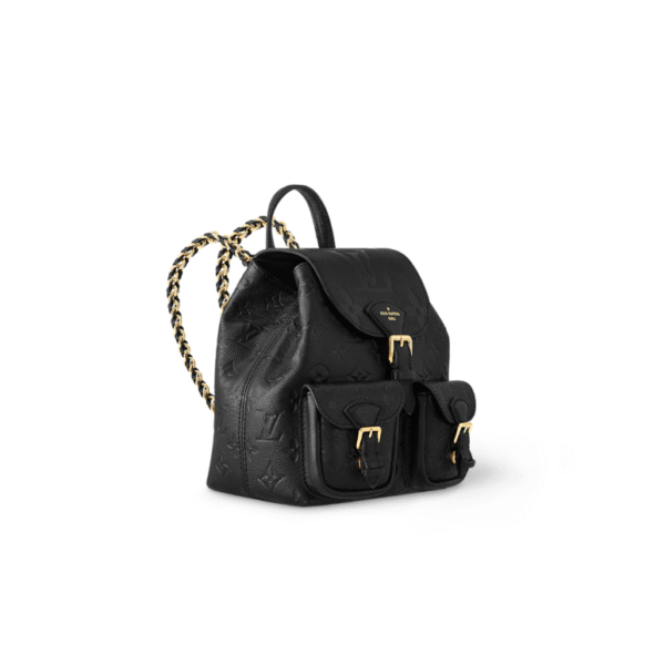 M47072 LouisV Backup Backpack – Black, 20 × 22 × 14 cm