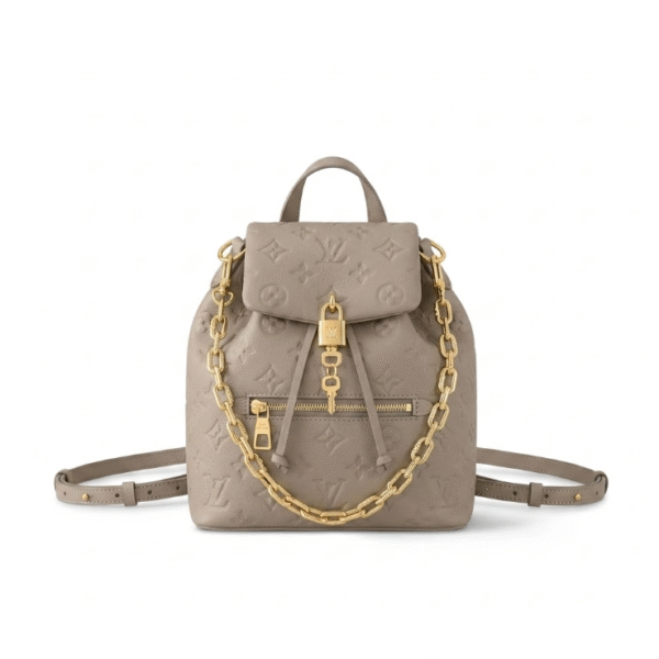 M13358 LouisV Coussin Backpack – Gray, 26 × 21 × 10 cm