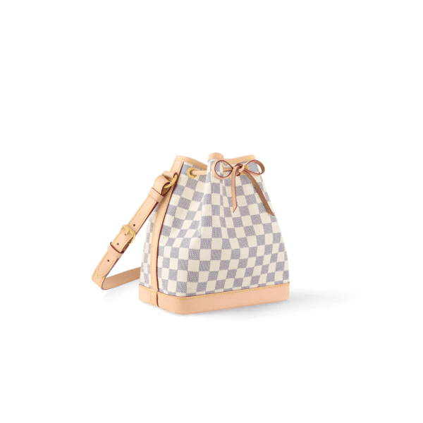 N40594 LouisV Noé BB Bag – Damier Azur Canvas, 22 × 24 × 15 cm