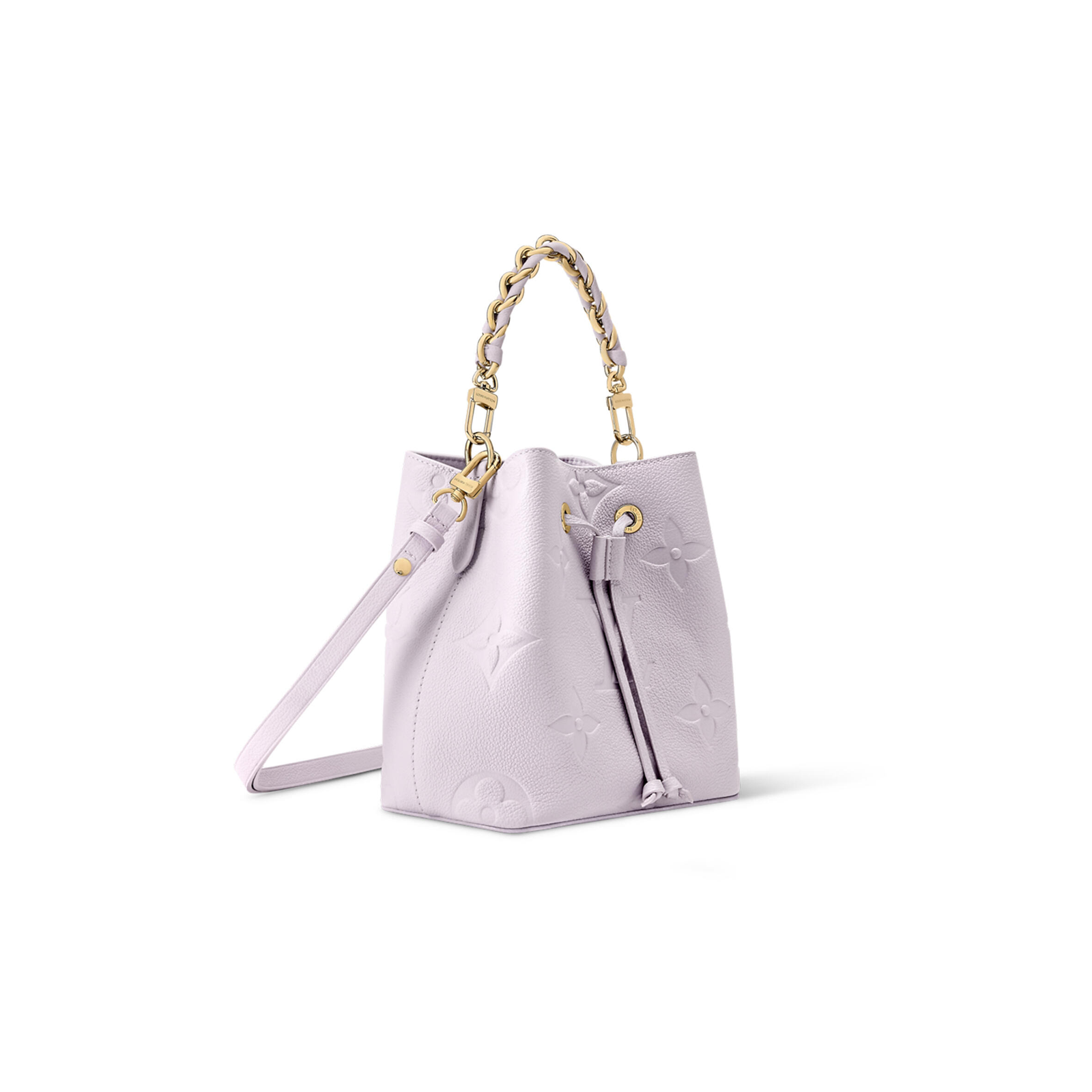 M25675 LouisV NeoNoé BB Bag – Pink Purple, 20 × 13 × 20 cm