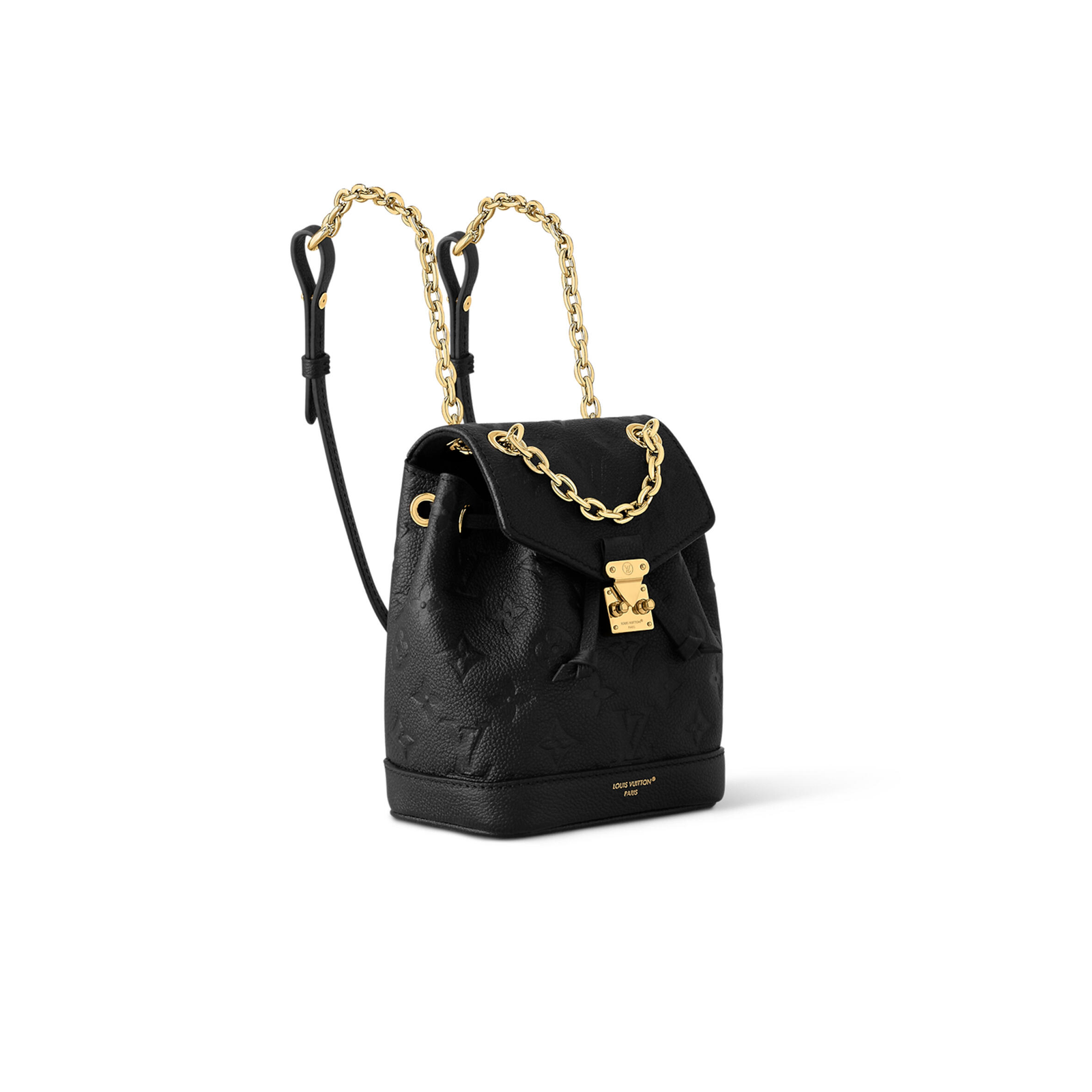 M14549 LouisV Nano Noé Bag – Black, 15 × 10 × 19 cm