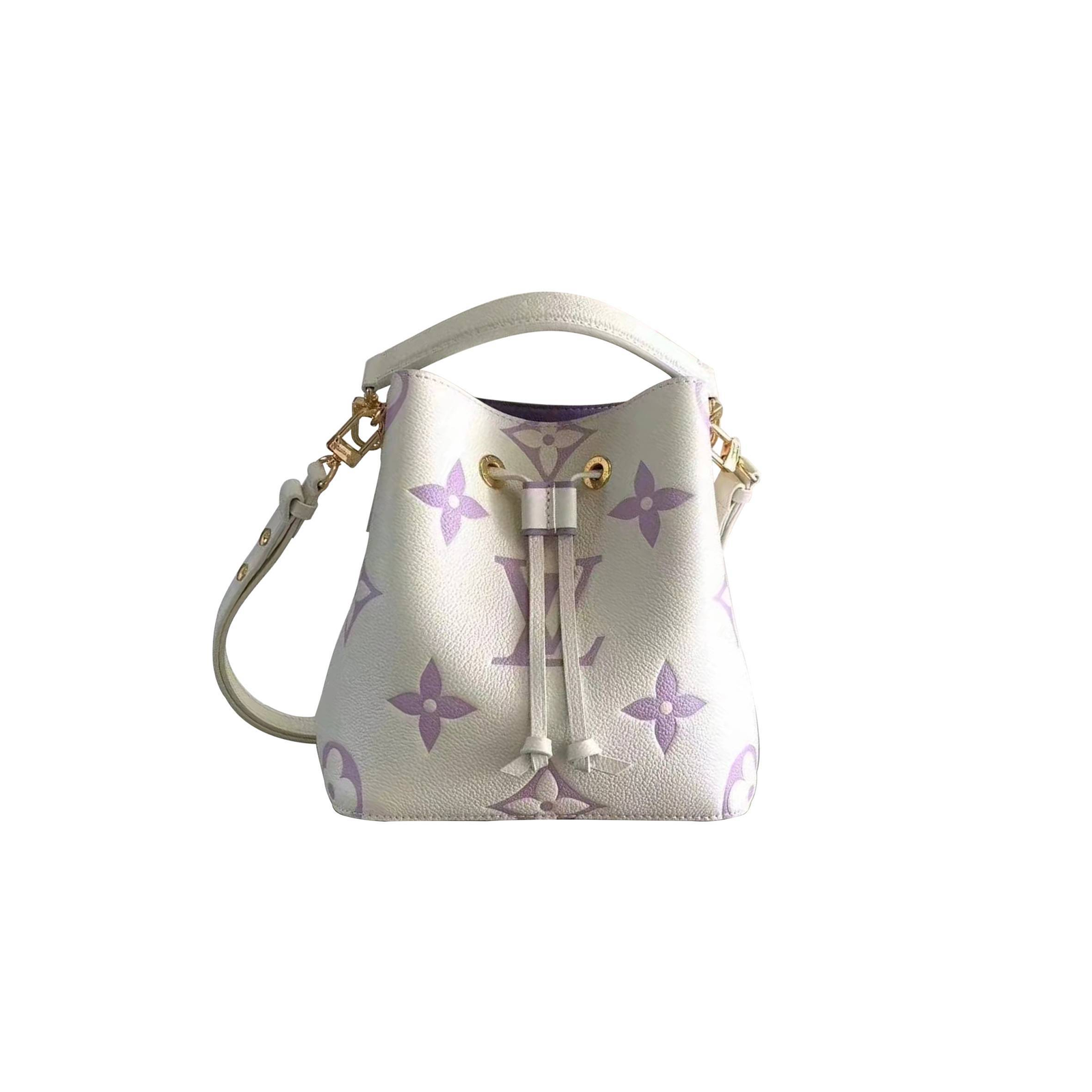 M45709 LouisV NeoNoé BB Bag – Pastel Gradient, 20 × 20 × 13 cm