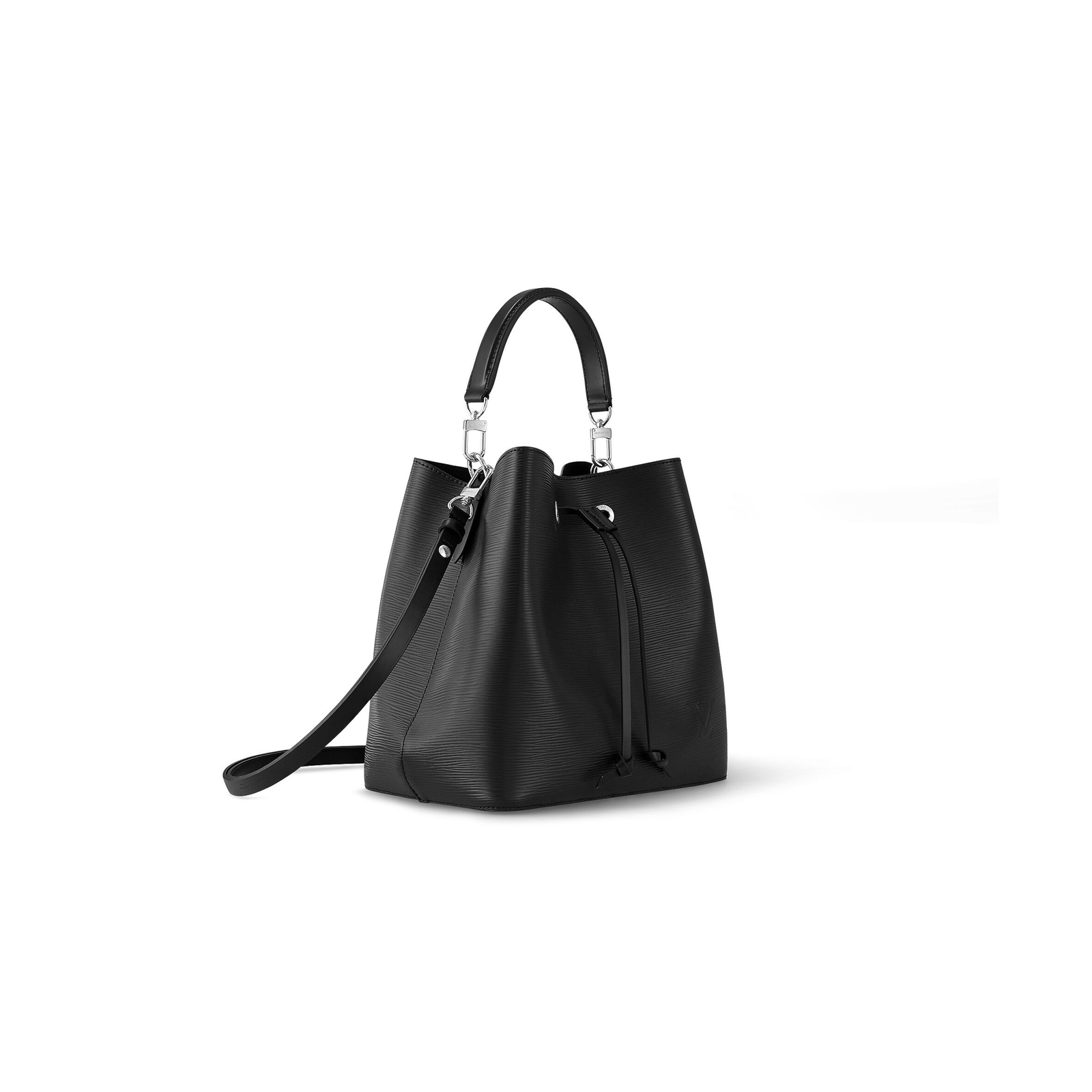 M54366 LouisV Lockme Bucket Bag – Clemence Leather, 24.5 × 27 × 15 cm