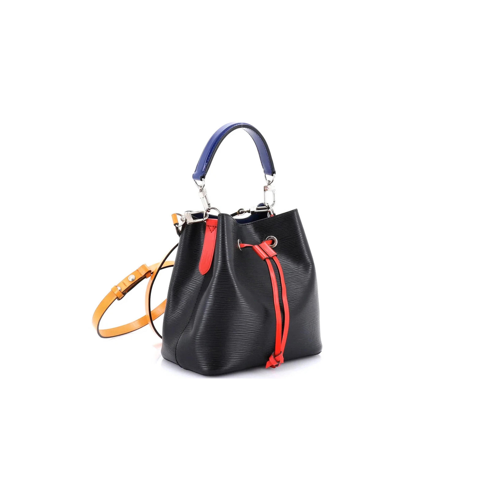 M52853 LouisV NéoNoé BB Bag – Black Epi Leather, 20 × 20 × 13 cm