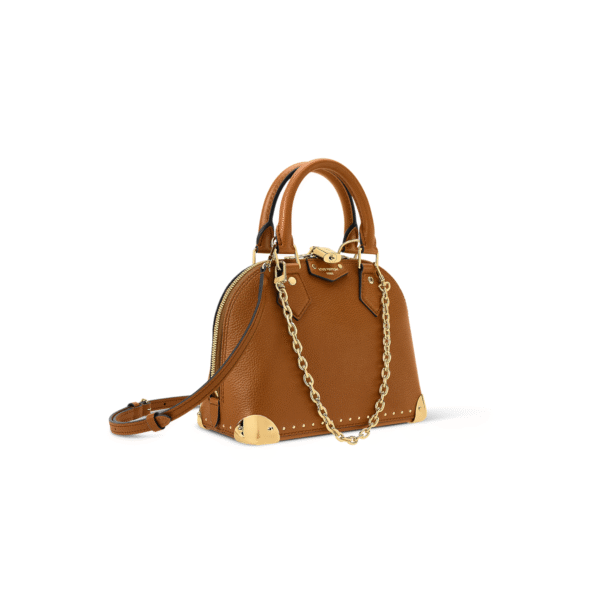 M29091 LouisV Alma Trunk BB Bag – Brown Calfskin Classic, 24 × 18 × 12 cm