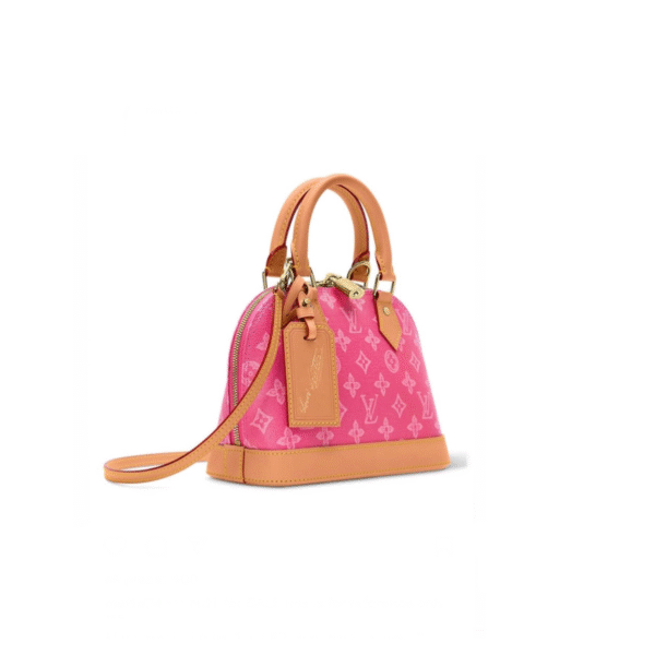 M28272 LouisV Alma BB – Fuchsia, 23.5 × 17.5 × 11.5 cm