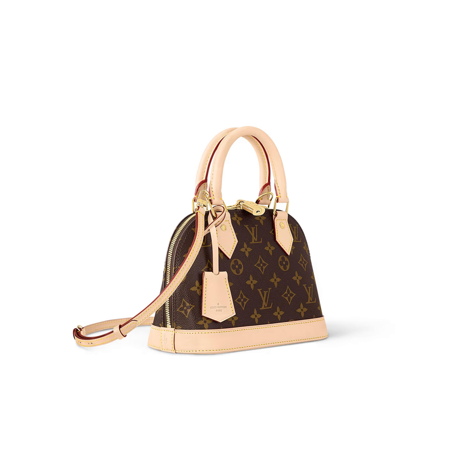 M46990 LouisV Alma BB – Monogram, 23.5 × 17.5 × 11.5 cm