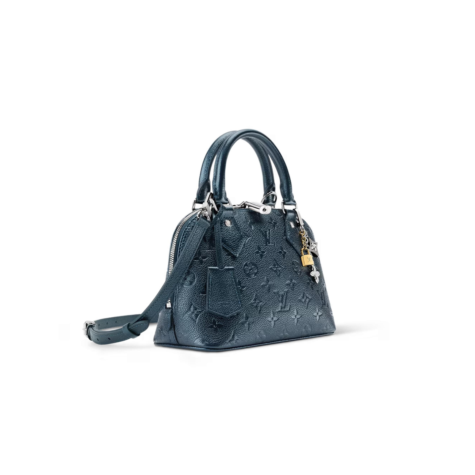 M26686 LouisV Alma BB – Pearl Blue, 23.5 × 17.5 × 11.5 cm