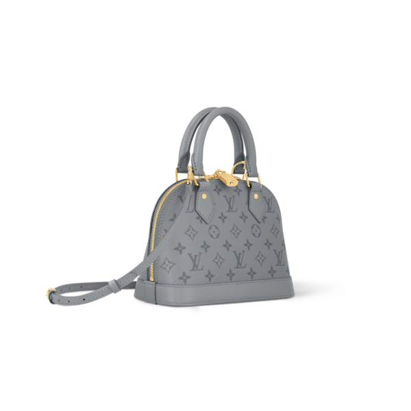 M12561 LouisV Alma BB – Monogram Ink Grey, 23.5 × 17.5 × 11.5 cm