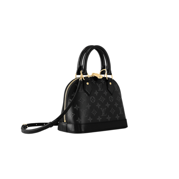 M12289 LouisV Alma BB – Monogram Ink Black, 23.5 × 17.5 × 11.5 cm
