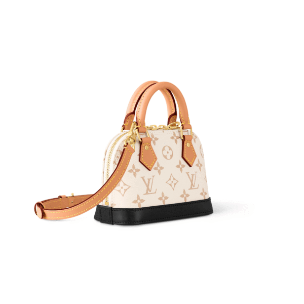 M46895 LouisV Nano Alma - Monogram Dune, 18 x 12 x 8 cm