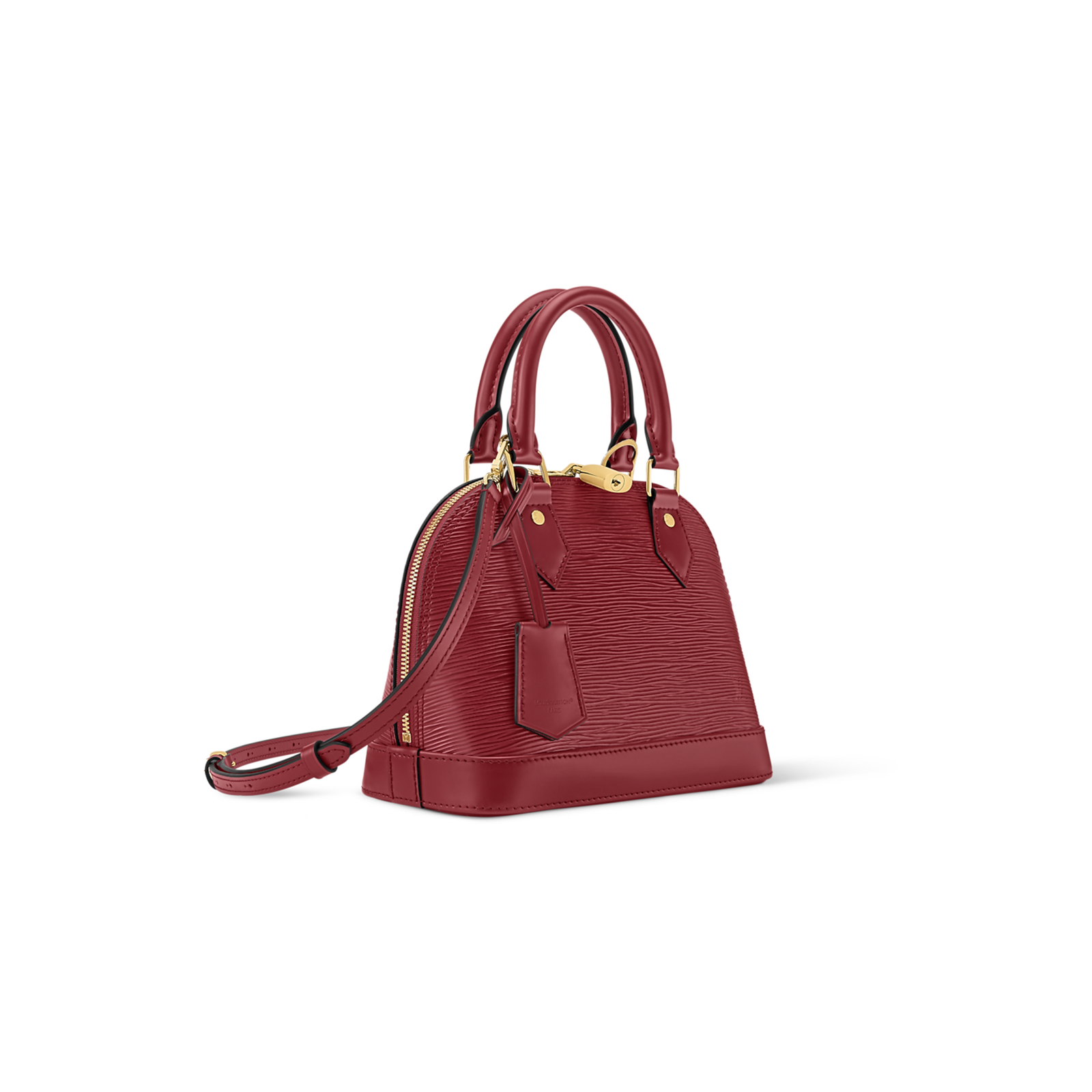 M25562 LouisV Alma Trunk BB Bag Black Epi Grain Leather Classic 23 × 17.5 × 11.5 cm