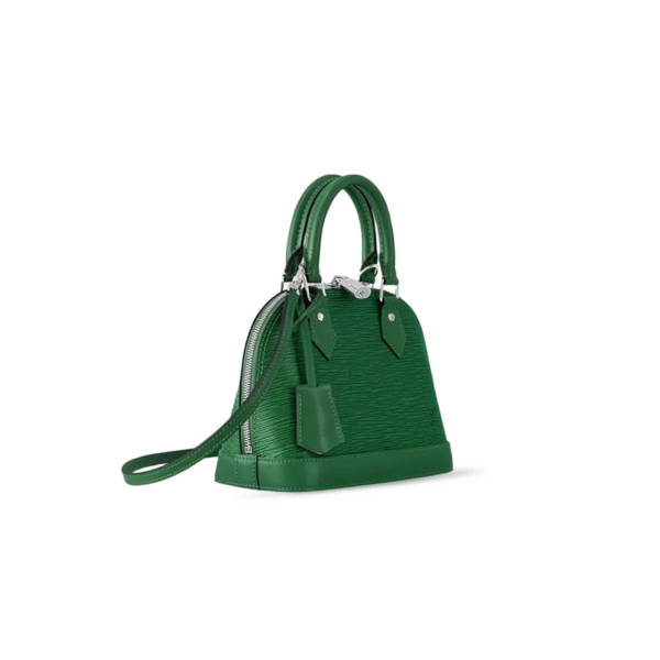 M12373 LouisV Alma Trunk BB Bag Green Epi Leather Classic 17.5 × 11.5 × 23.5 cm