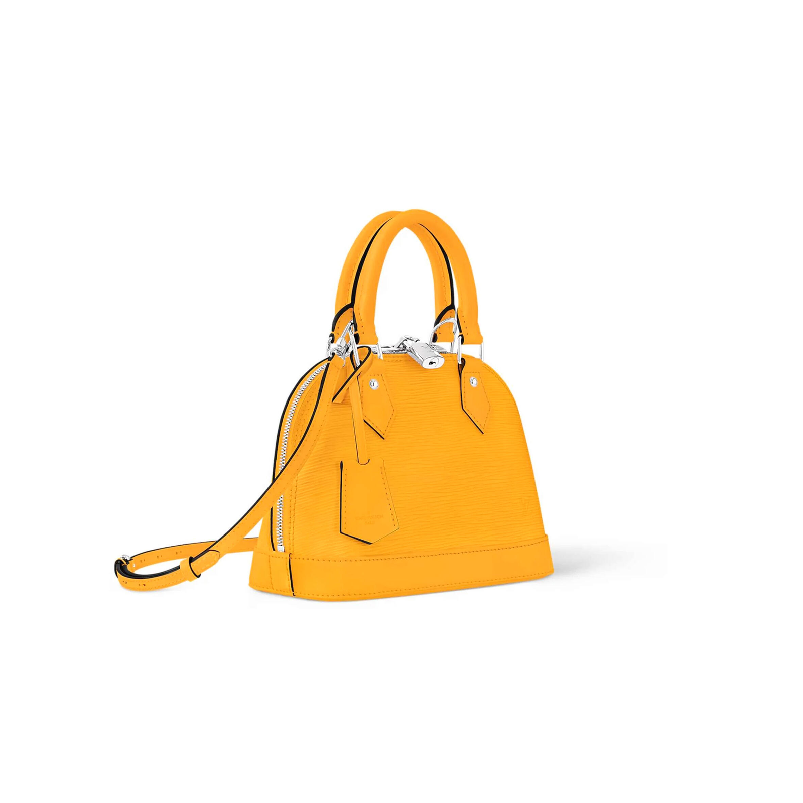 M24645 LouisV Alma BB Bag Yellow Epi Leather Classic 23.5 × 17.5 × 11.5 cm