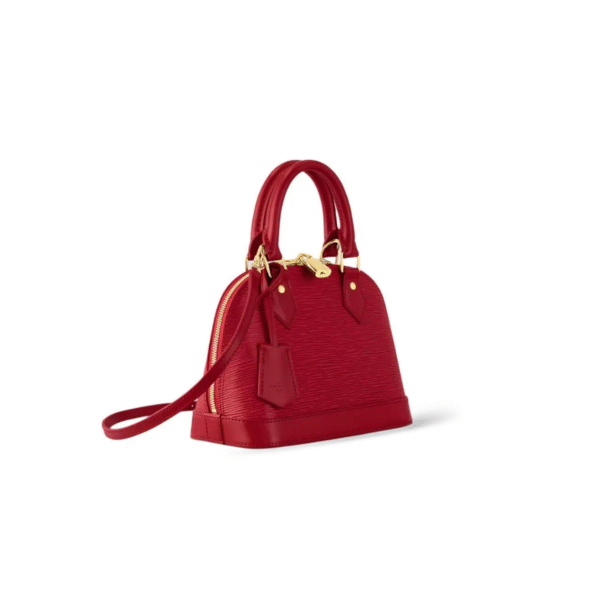 M25226 LouisV Alma BB Bag Red Epi Leather Classic 23.5 × 17.5 × 11.5 cm