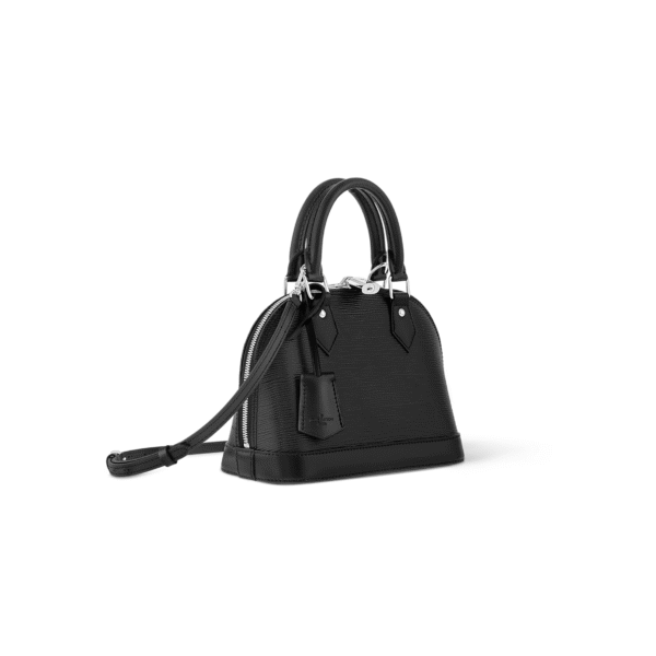 M24645 LouisV Alma BB Bag - Black Epi Grain Leather Classic - 23 × 17.5 × 11.5 cm