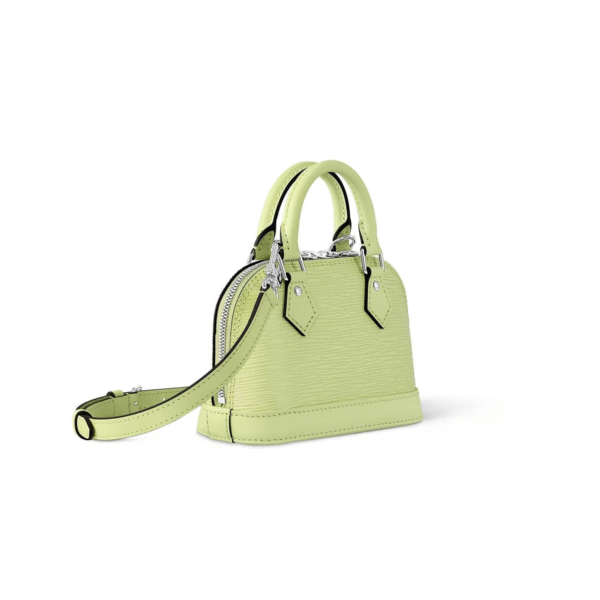 M82403 LouisV Nano Alma Bag - Green Epi Grain Leather Classic - 18 × 12 × 8 cm