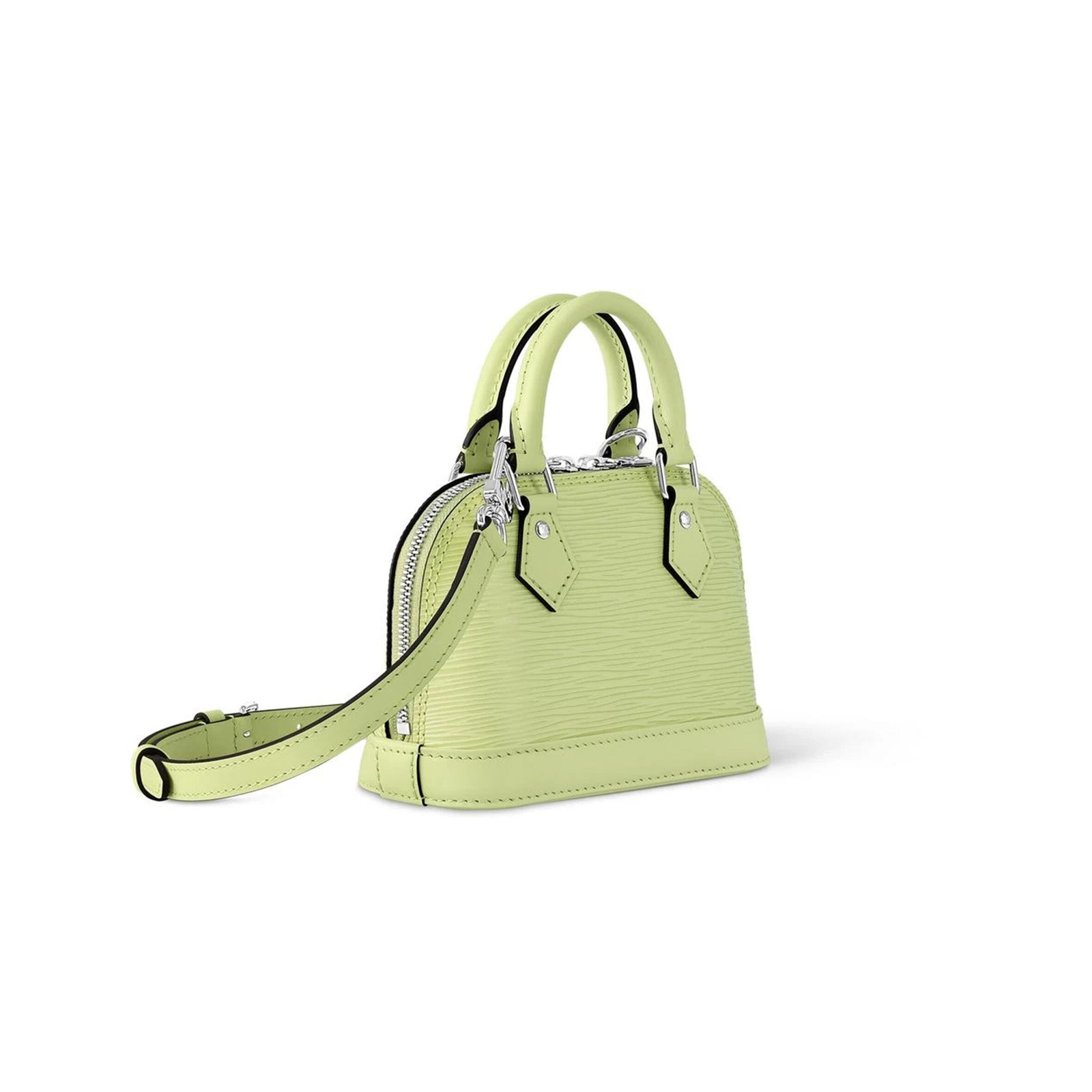 M82403 LouisV Nano Alma Bag - Green Epi Grain Leather Classic - 18 × 12 × 8 cm