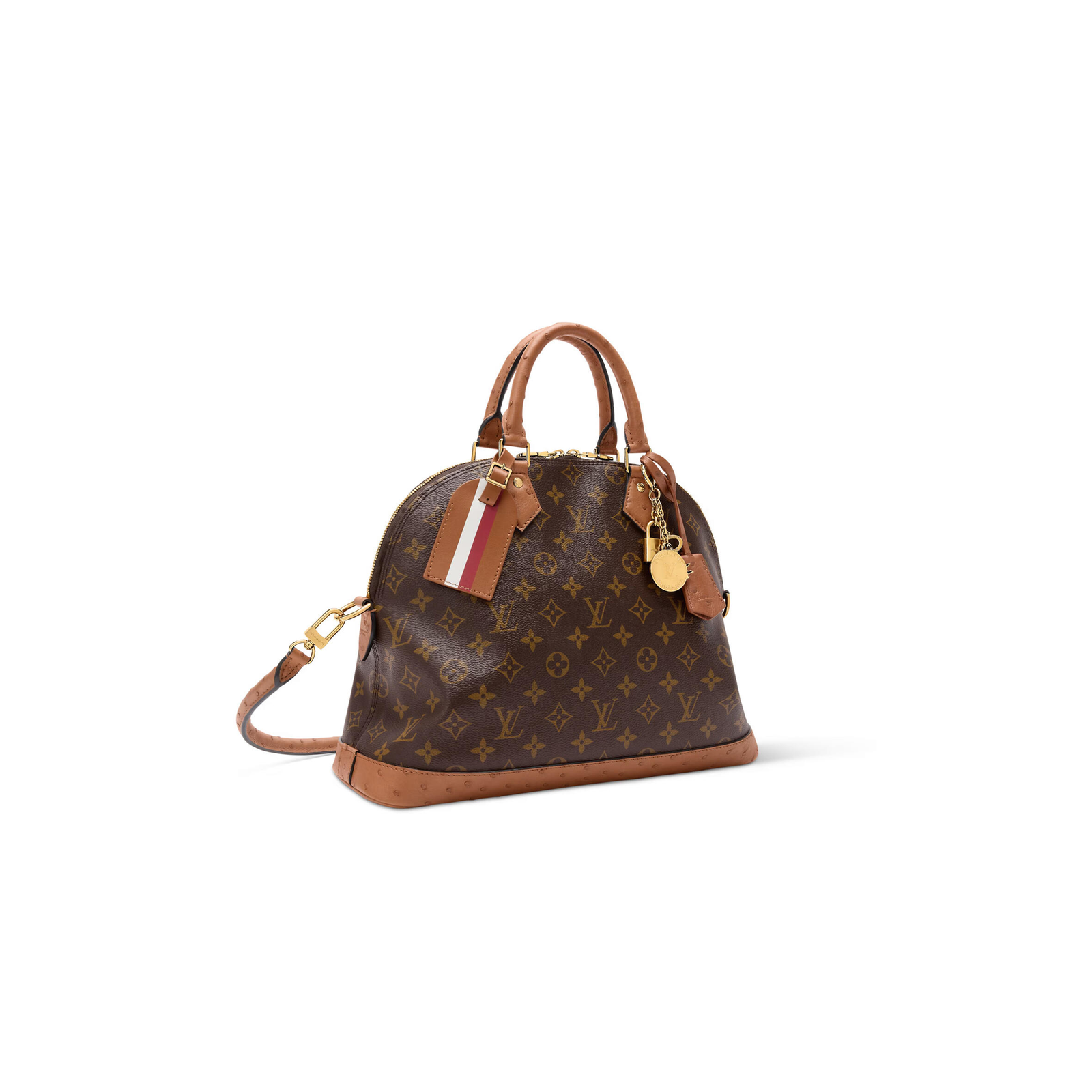 N30049 LouisV Alma Bag - Brown Monogram Canvas Classic - 28 × 13.5 × 37 cm