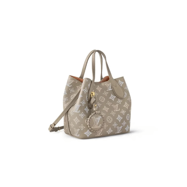 M23758 LouisV Blossom Small Bag - Grey Print Mahina Leather - 20 × 12.5 × 20 cm