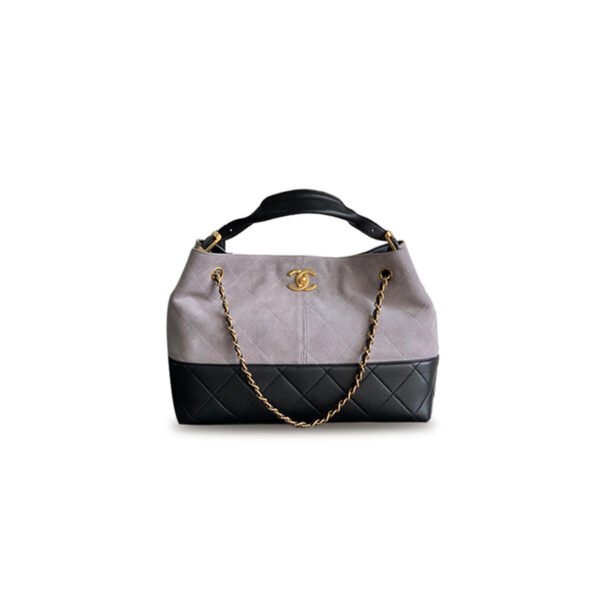 AS5634  CHANEL MASTER SHOPPING BAG CALFSKIN & GOLD-TONE METAL (36*24*12cm)