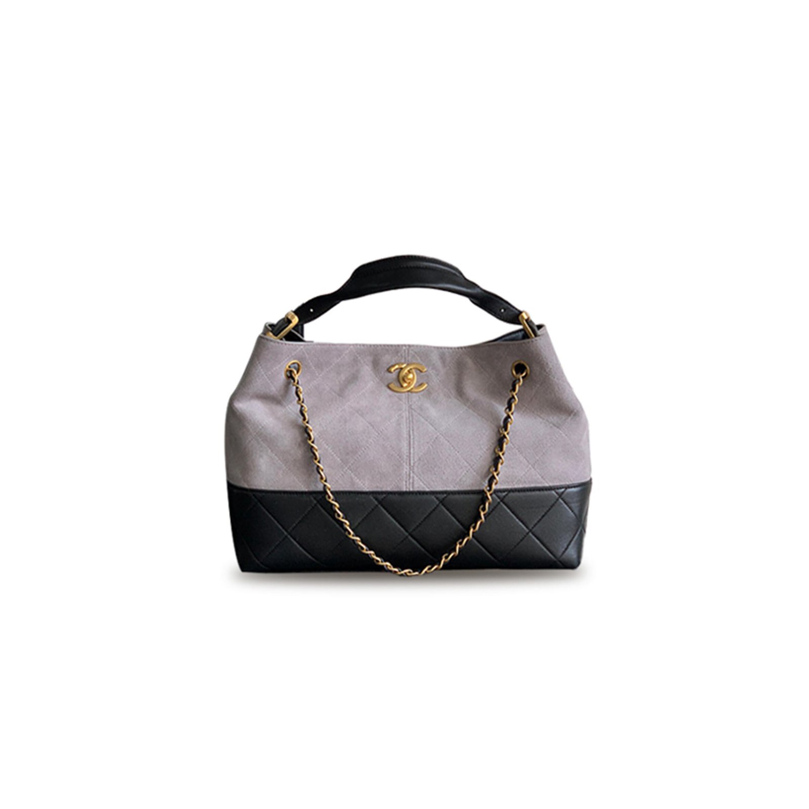 AS5634  CHANEL MASTER SHOPPING BAG CALFSKIN & GOLD-TONE METAL (36*24*12cm)