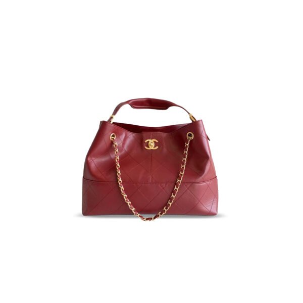AS5634  CHANEL MASTER SHOPPING BAG CALFSKIN & GOLD-TONE METAL(36*24*12cm)
