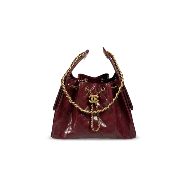 AS5293 CHANEL MASTER 25 SMALL HANDBAG WAXED CALFSKIN  (30*26*14cm)