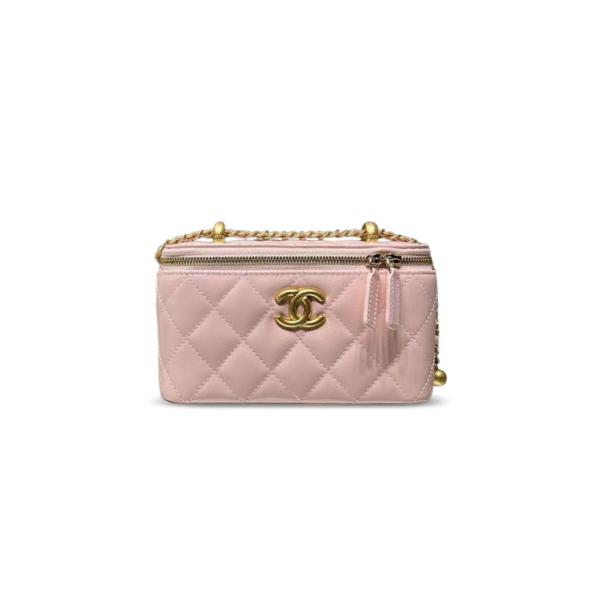 AP3651 CHANEL MASTER 25S MINI VANITY CASE LAMBSKIN  (16.5*9.5*8cm)