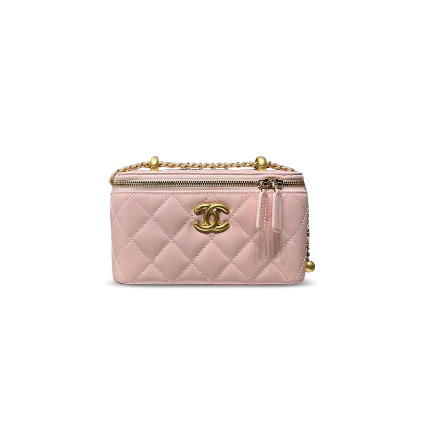 AP3651 CHANEL MASTER 25S MINI VANITY CASE LAMBSKIN  (16.5*9.5*8cm)