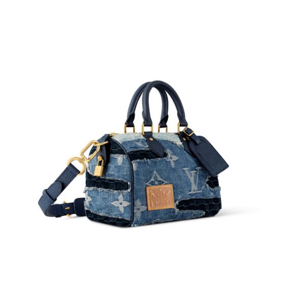 M15276  LV Speedy 25 Bandoulière Denim (25*15*15CM)