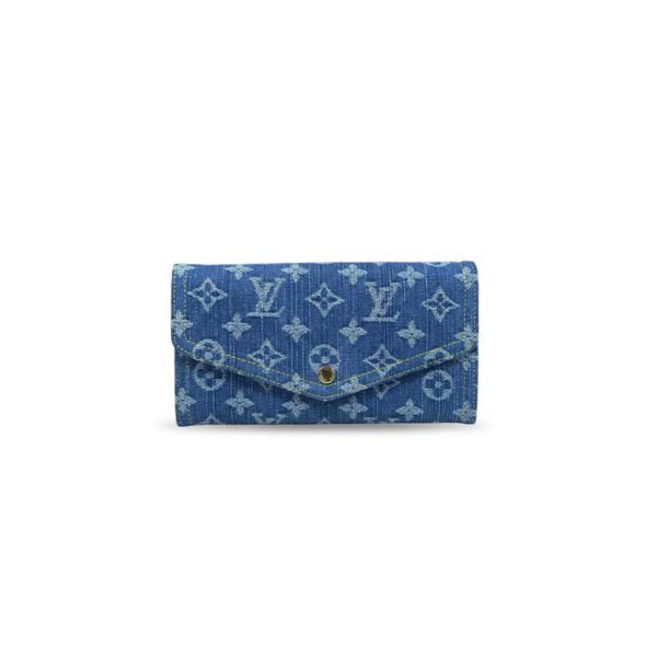 M28280 LOUIS VUITTON MASTER DENIM VICTORINE WALLET MONOGRAM (19*10.5*2cm)