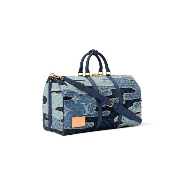 M26117 LOUIS VUITTON MASTER DENIM KEEPALL BANDOULIÈRE 50 (50*29*23cm)