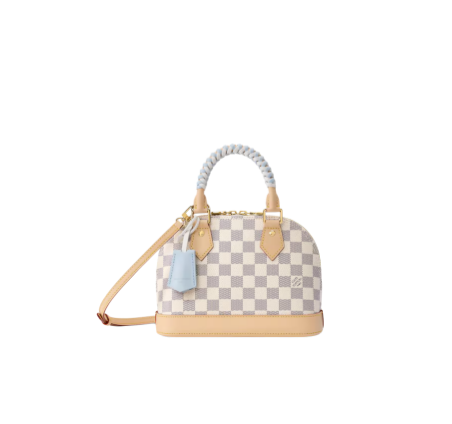 N40902 LouisV Alma BB Damier Azur Canvas (23.5*17.5*11.5CM)