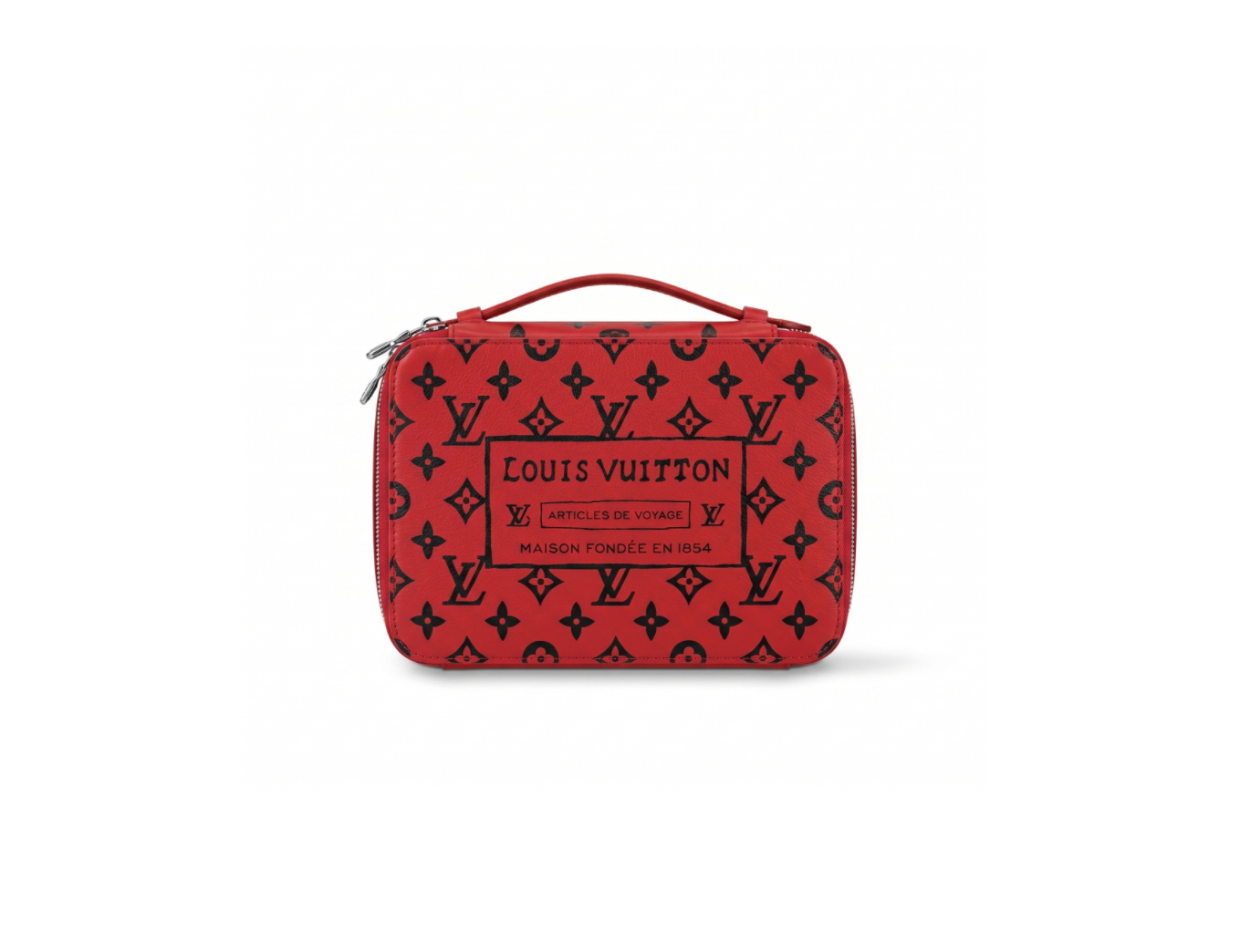 LouisV Burgundy Packing Cube M25789 (22*14*8.5cm)