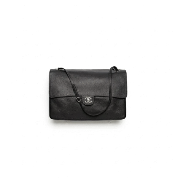 AS6233 CHANEL MAXI FLAPBAG  BL(38.5*26*11cm)