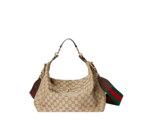 Gucci brera medium crossbody bag gg canvas – beige 866938 (33*27*15cm)