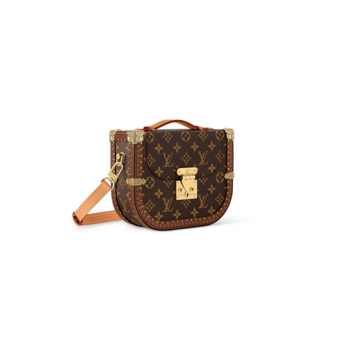 M15166 LouisV Montsouris Trunk Bag - Canvas Leather - 17 × 7 × 22 cm
