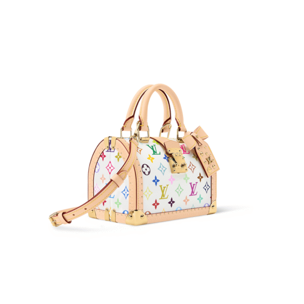 M27833 LouisV Sedy Trunk 20 Bag - Monogram Multicolore Canvas  Leather - 15 × 13 × 21 cm
