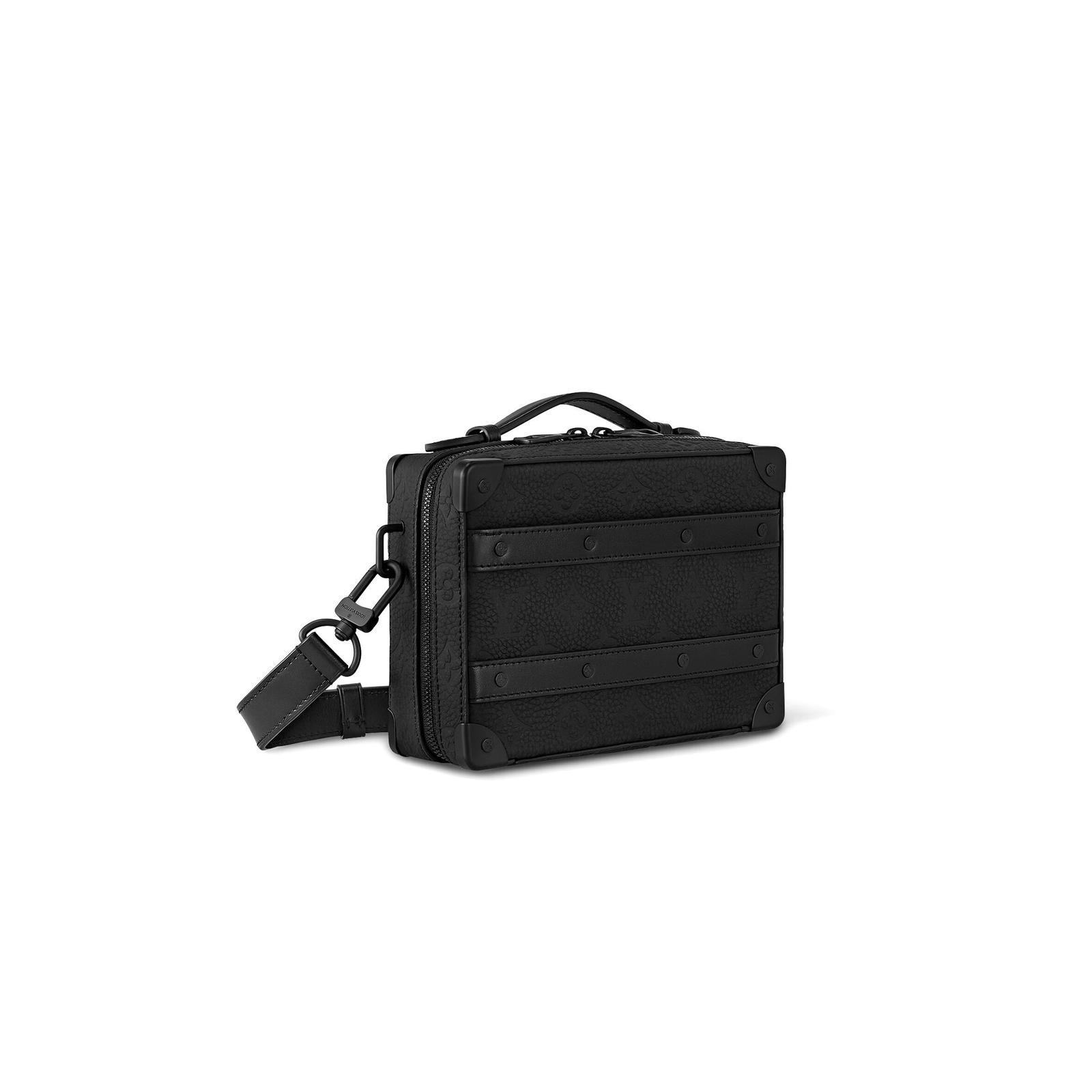 M59163 LouisV Handle Soft Trunk Bag - Monogram Leather - 21.5 × 15 × 7 cm**