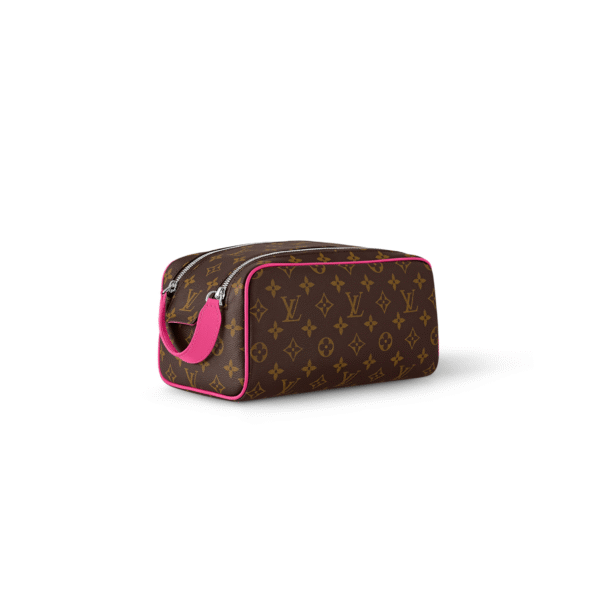 M12641 LouisV Dopp Kit Bag - Monogram Canvas  Leather - 28 × 15 × 16.5 cm