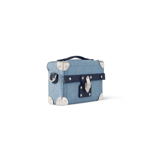M15035 LouisV Soul Trunk Bag - Monogram Heritage Canvas  Leather - 19 × 15 × 7 cm