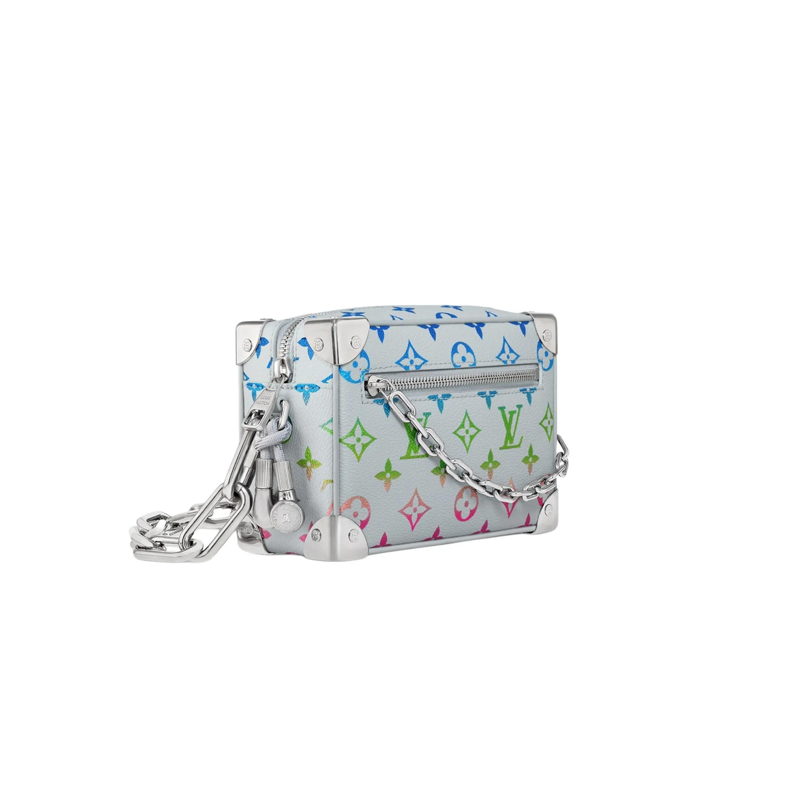 M13901 LouisV Mini Soft Trunk Bag - Monogram Eclipse Canvas  Leather - 18.5 × 13 × 8 cm