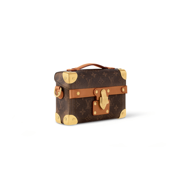 M11535 LouisV Soul Trunk Bag - Monogram Eclipse Canvas Leather - 19 × 15 × 7 cm