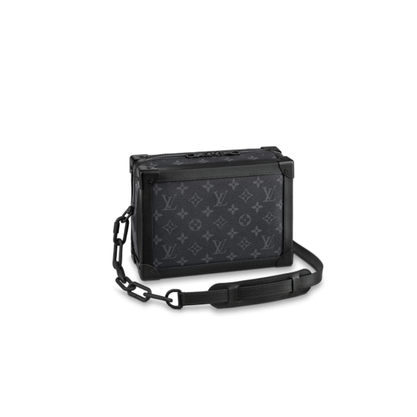 M44730 LouisV Soft Trunk Bag - Monogram Canvas  Taurillon Leather - 25 × 18 × 10 cm