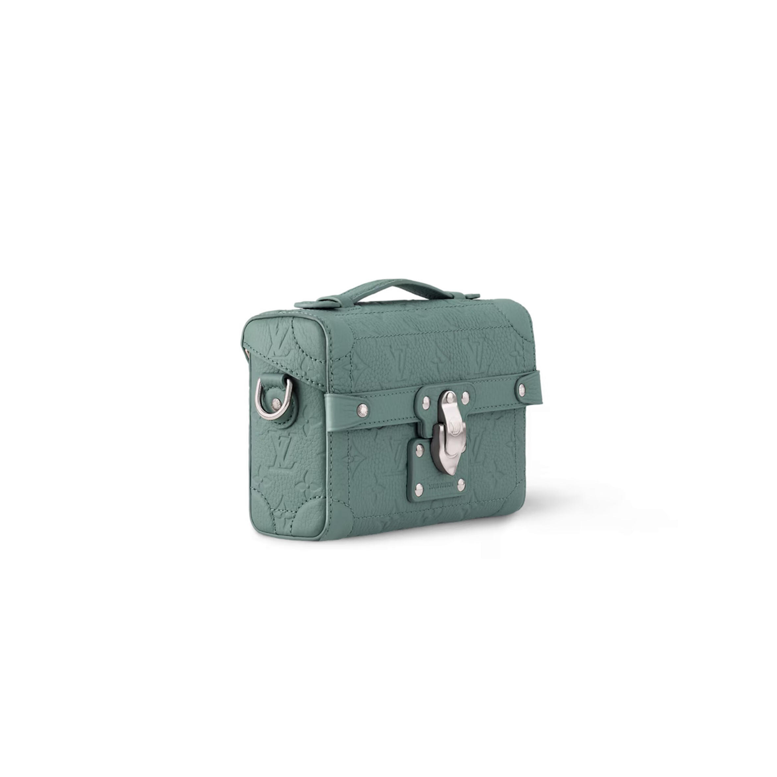 M13870 LouisV Soul Trunk Bag - Monogram Embossed Taurillon Leather - 19 × 15 × 7 cm